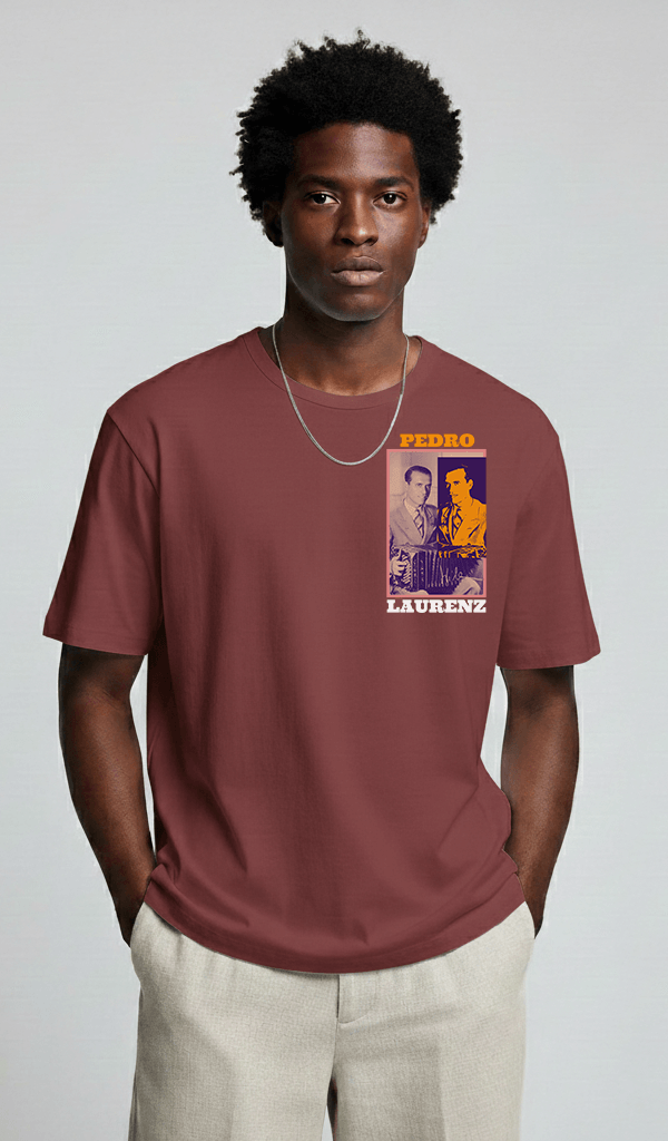 LAURENZ Bordeaux tee MEN