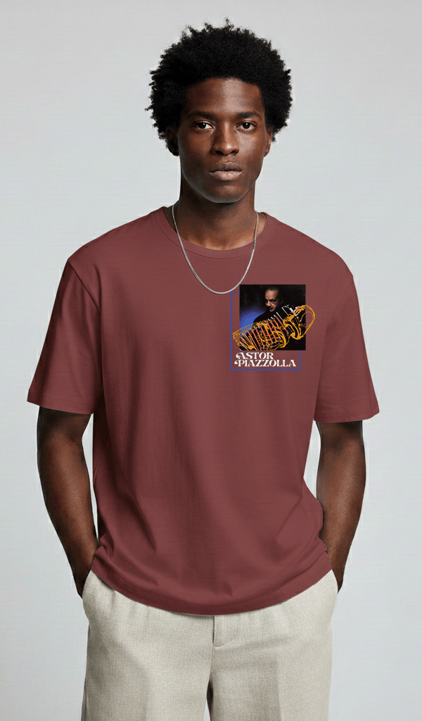 PIAZZOLLA ZERO HOUR Bordeaux tee MEN