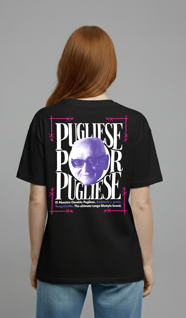 PUGLIESE X PUGLIESE Black tee WOMEN