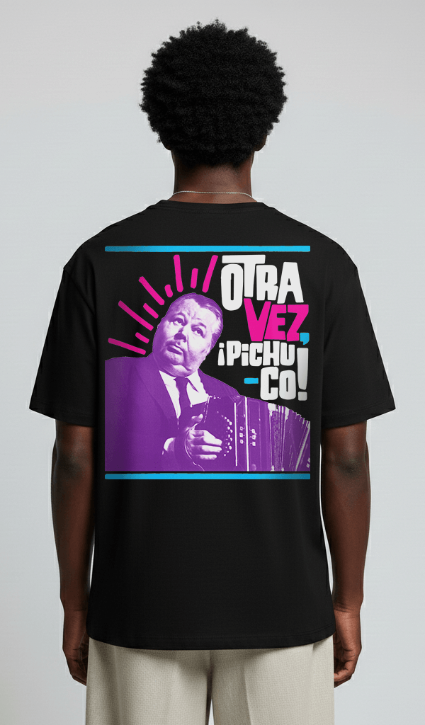 OTRA VEZ PICHUCO black tee MEN