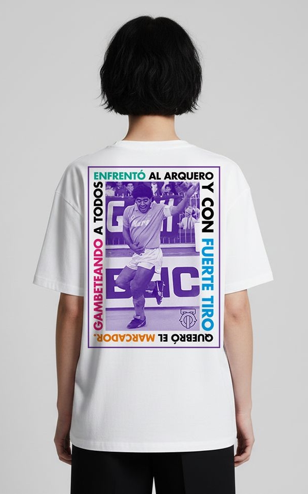 SUEÑO DEL PIBE white tee WOMEN