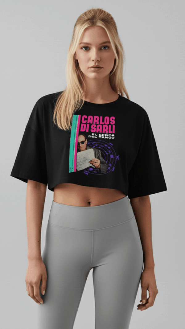DI SARLI black cropped Tee