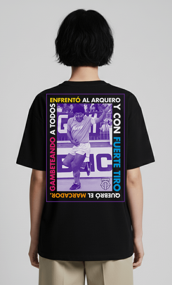 SUEÑO DEL PIBE black tee WOMEN