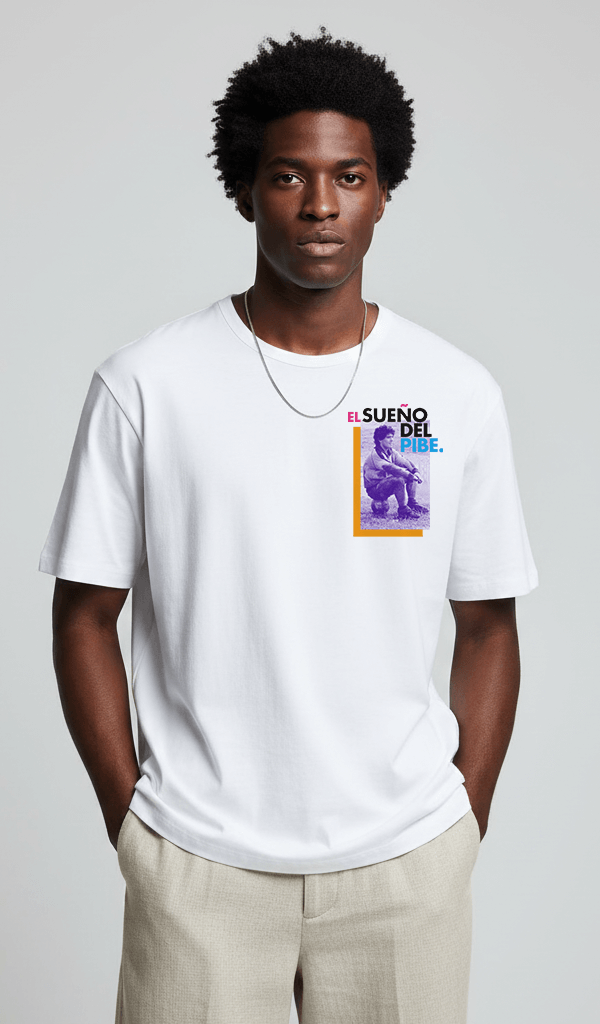 SUEÑO DEL PIBE white tee MEN