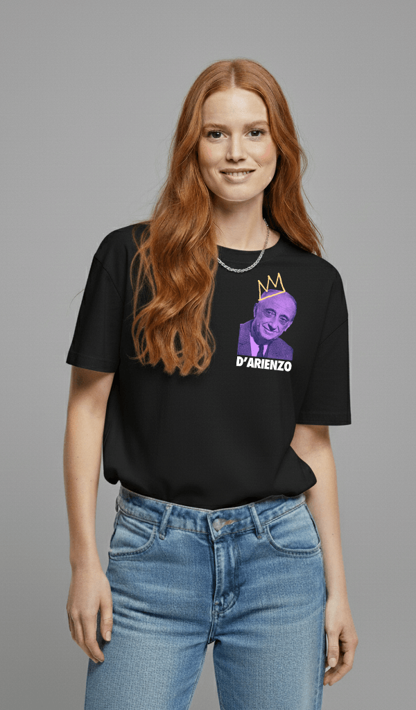 REY D'ARIENZO Black tee WOMEN