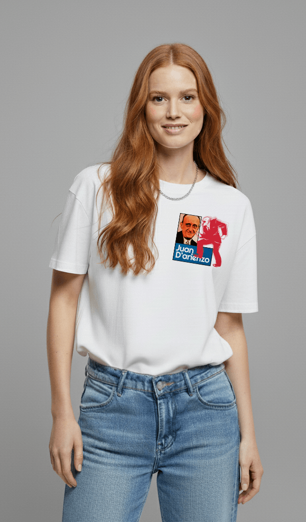 D´ARIENZO white tee WOMEN