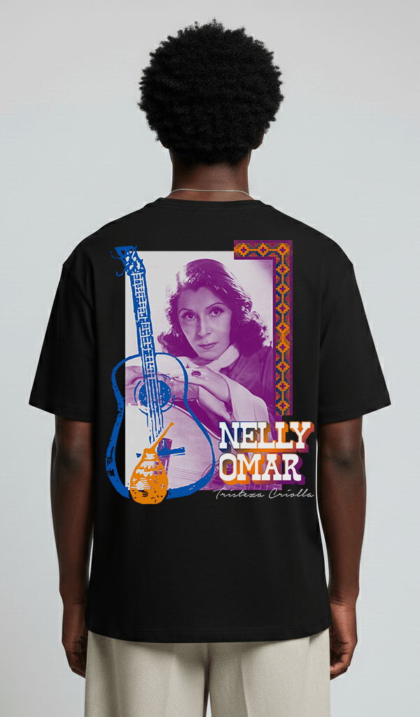 NELLY OMAR Black tee MEN