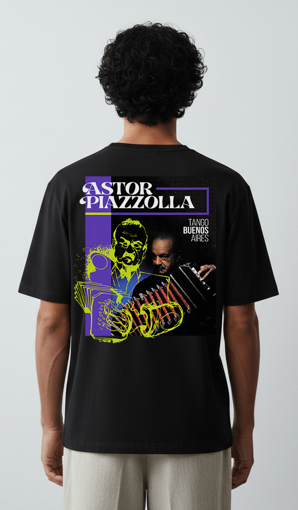 PIAZZOLLA ZERO HOUR Black tee MEN