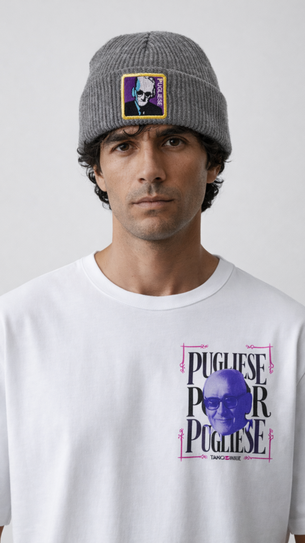 PUGLIESE Grey Beanie